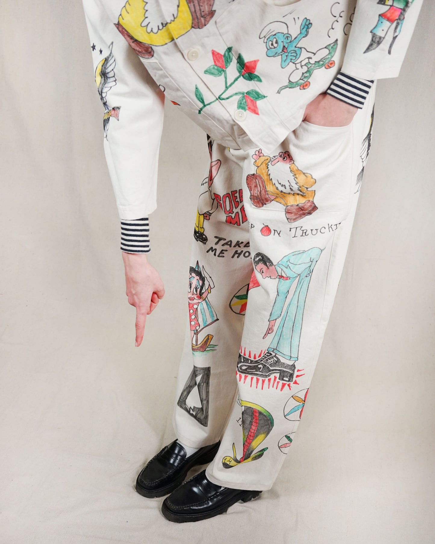 Bird Like Daag Pant 01