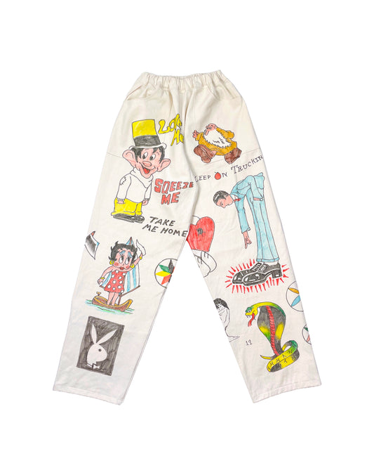 Bird Like Daag Pant 01