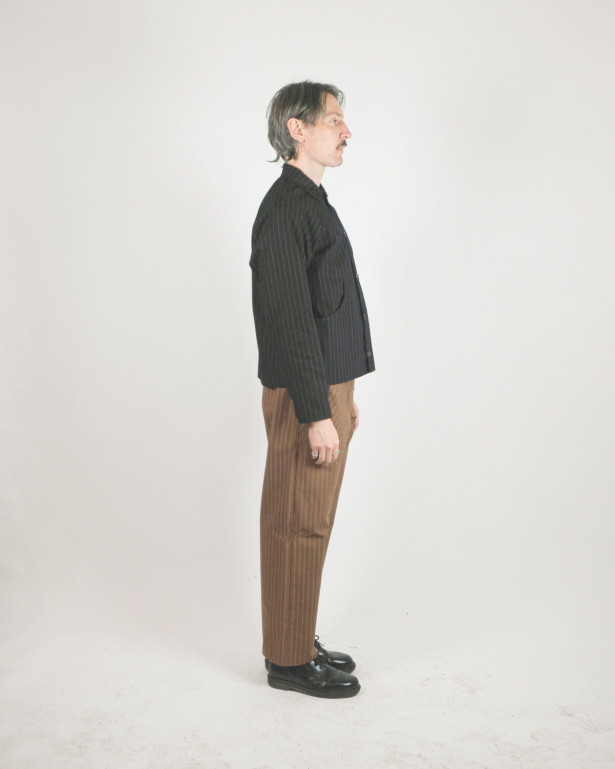 1/1 Black Stripe Selvedge Jacket
