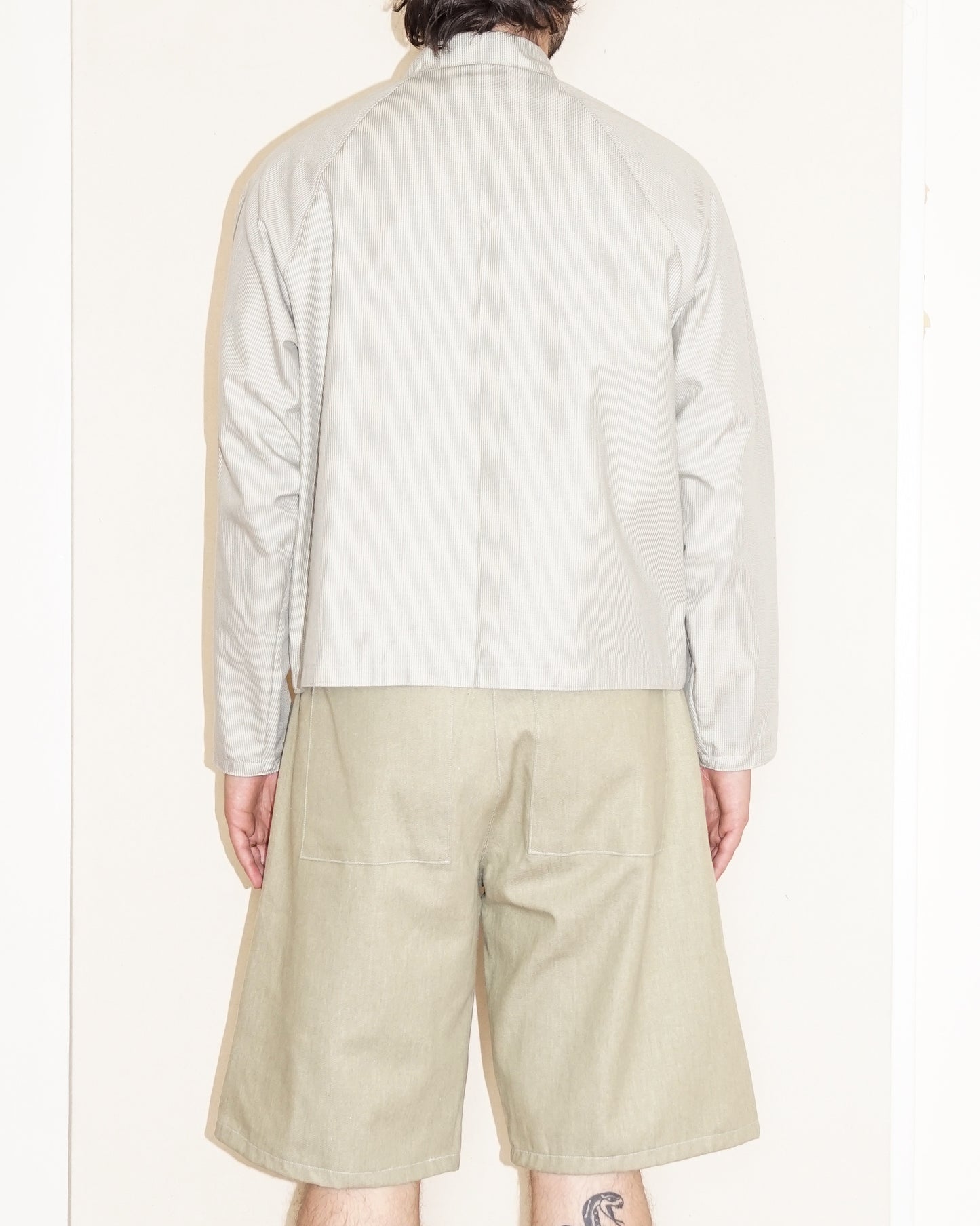 1/1 Raglan Stripe Oxford Shirt