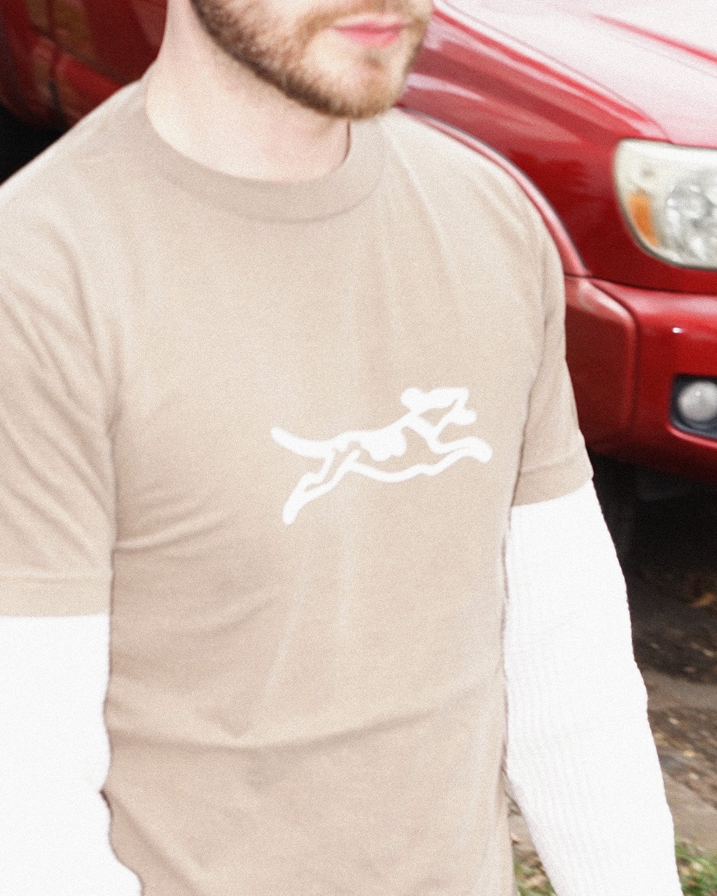 Brown Logo Tee