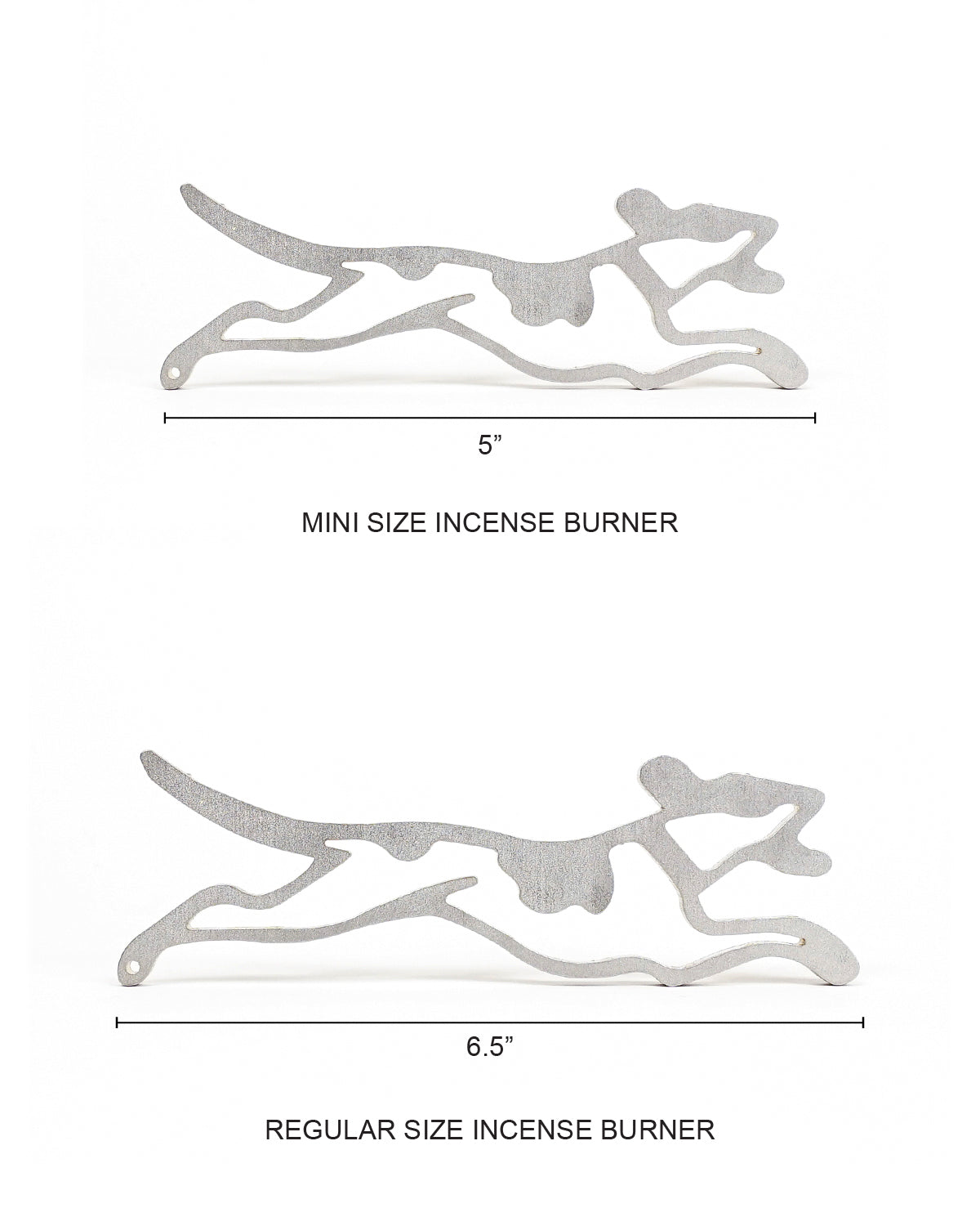 Mini Tumbled Steel Incense Burner