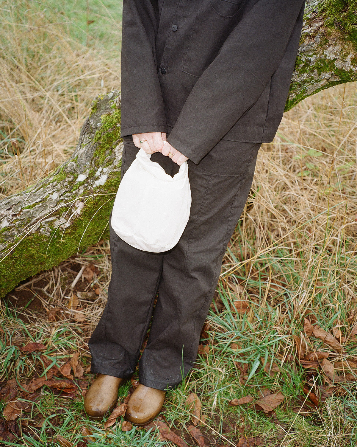 Waxed Canvas Doggie Bag