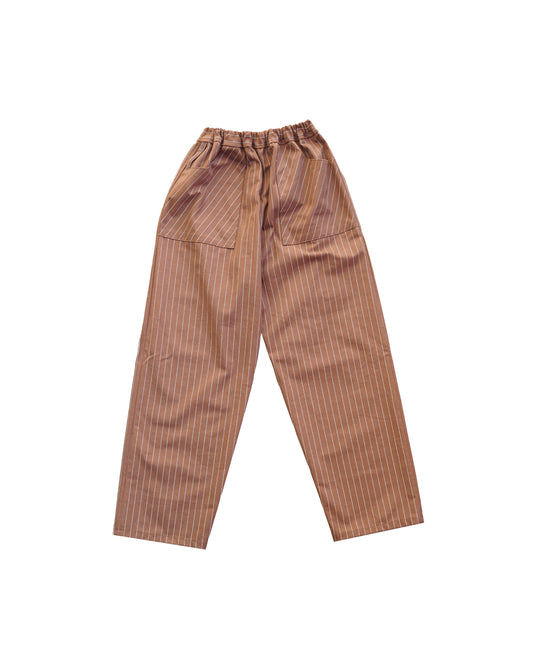1/1 Brown Stripe Selvedge Pant